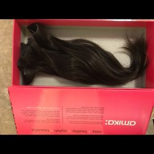 Amika 100% Human Hair Extensions 13in Dark Brown